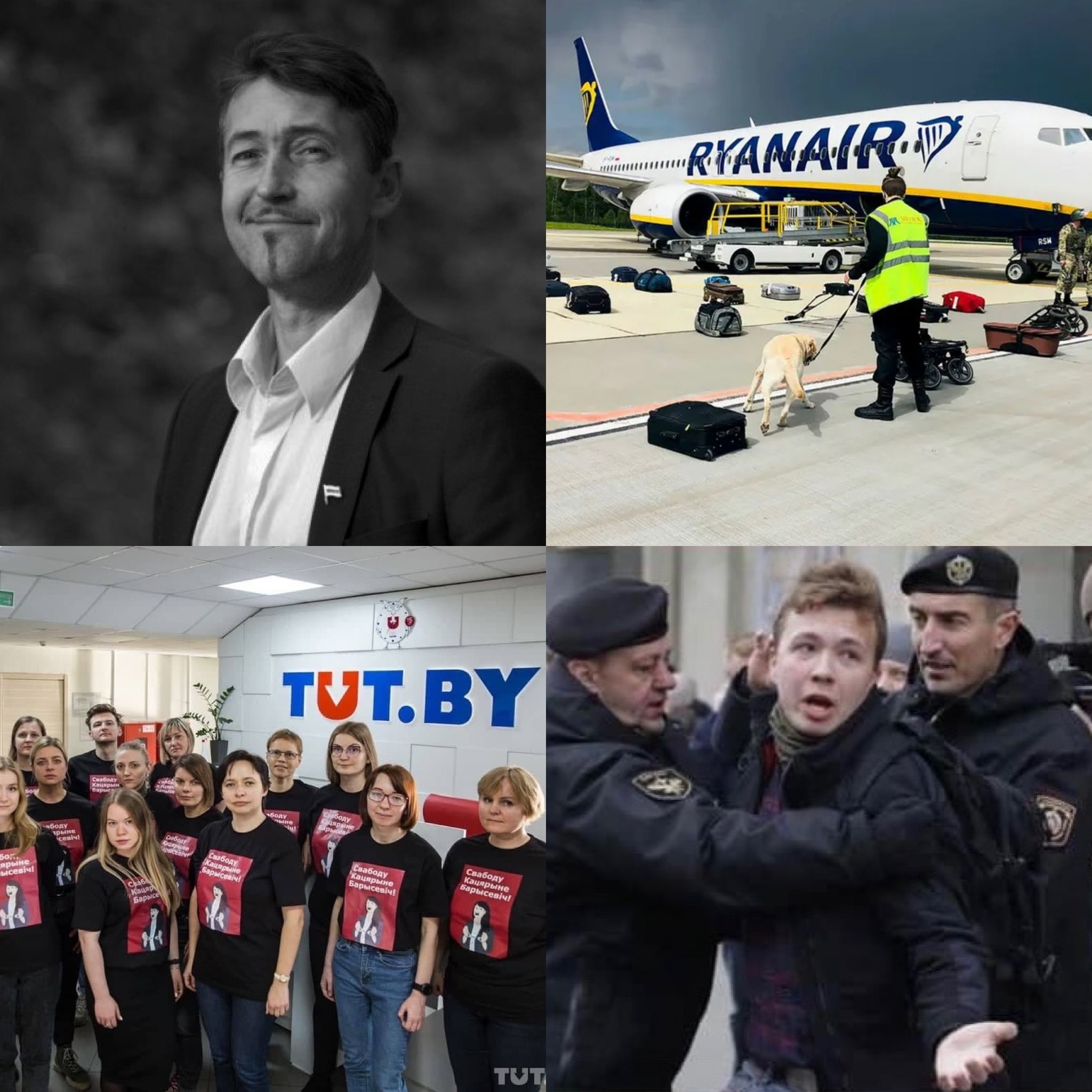 This week: Belarus regime is hijacking planes, cracking down on journalists, allowing police to use firearms on demonstrators &amp; more